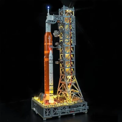 Image of LED Lighting Kit for Lego 10341 NASA Artemis Space Launch System Model DIY Custom Lights Building Set (Model Not Included)