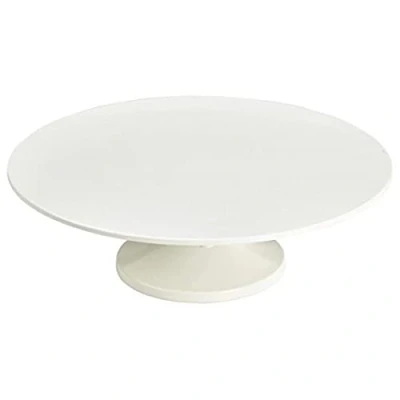 Image of Genware NEV MCS33 Cake Stand, 13&quot;, White Melamine