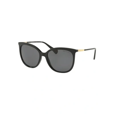 Image of Ralph Lauren Sunglasses, Women&#039;s, Size: 56, Shiny black