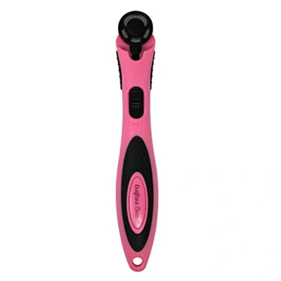 Image of Crafters Dream Pink Soft Grip Rotary Cutter 18mm Right &amp; Left Handed