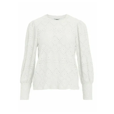 Image of Object Feodora LS Blouse, Women&#039;s, Size: Large, Cloud dancer