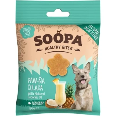 Image of Soopa Paw Na Colada Healthy Bites 50g