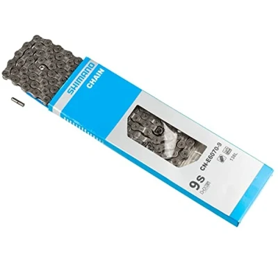 Image of Shimano CHAIN E6070 9 speed 138L S/TEC, Silber