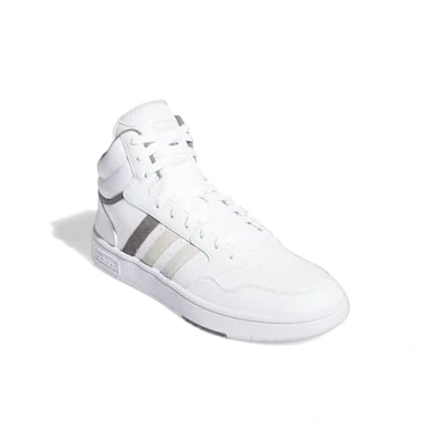 Image of adidas Men&#039;s Hoops 3.0 Mid Classic Vintage Shoes, Cloud White/Orbit Grey/Putty Grey, 8 UK