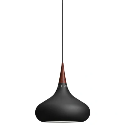 Image of FRITZ HANSEN Orient P3 pendulum black/rose Ø 50cm