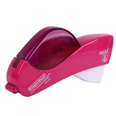 Image of Eagle Automatic Tape Dispenser (T5165AB Rosa), Ideal for Taping Gifts, Packages, Scrapbooks and Envelopes, Free 1/2&quot; (12mm) 3/4&quot; (19mm)