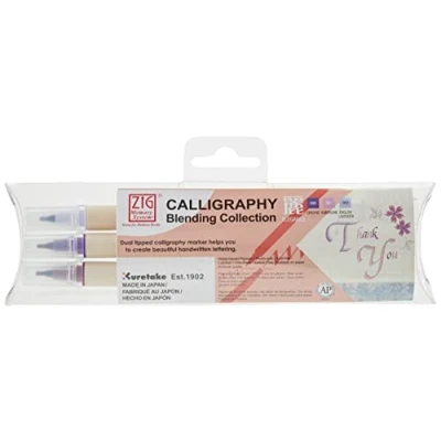 Image of Zig Calligraphy Markers Blending Collection Elegance