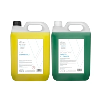 Image of Williams Racing Car Cleaning Bundle 5L Shampoo + Non Acidic Wheel Cleaner
