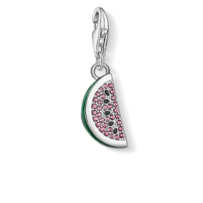 Image of Thomas Sabo Women Charm Pendant Watermelon Club 925 Sterling Silver 1837 845 7
