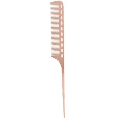 Image of Tail Comb, Salon Anti static Hair Comb for Sectioning, Backcombing and Intricate Styling(Rose red)