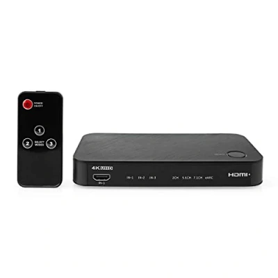 Image of HDMI 3x1 4K Audio Extraction Switch V2,1 eARC HDCP 2.3 / Optical Analogue