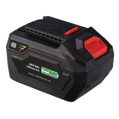 Image of Sealey Power Tool Battery 20V 6Ah SV20 Series Lithium ion