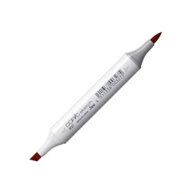 Image of Copic Sketch Coloured Marker Pen (R 37) Carmine, For Art &amp; Crafts, Colouring, Graphics, Highlighter, Design, Anime, Professional Beginners, Supplies Colouring Books