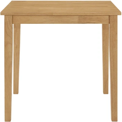 Image of Hallowood Furniture Ledbury Small Dining Table, Rectangular Solid Wooden Breakfast Kitchen Space Saving Table for Home &amp; Cafe
