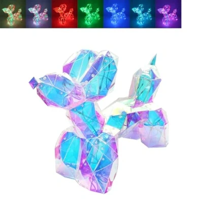 Image of Lesser &amp; Pavey Starlightz LED App Balloon Dog Night Lights Gift for Your Loved Ones Living Room Décor Lamp Decorative Home Office
