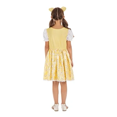 Image of Bristol Novelty CF166 Goldilocks (S), Girls, Yellow, White, Age 4 6 Years Old