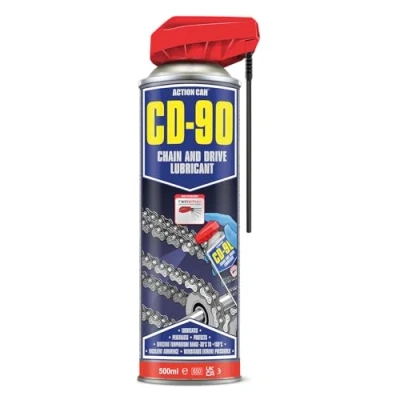 Image of Action Can CD 90 Chain &amp; Drive lubricant 500ml Lubricate, Penetrate and Protect All Components bicycle accessories Rust Remover