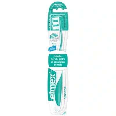 Image of Elmex Sensitive Toothbrush for Teeth Soft Bristles Ergonomic Handle