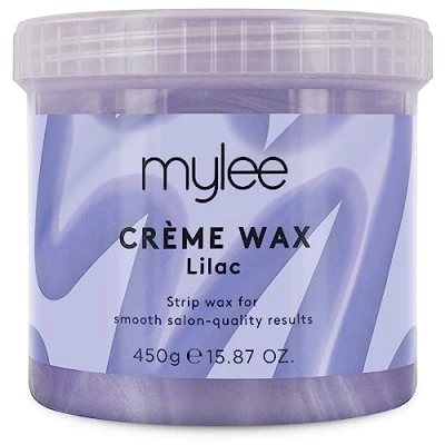 Image of Mylee Lilac Soft Creme Wax for Sensitive Skin 450g, Heater Friendly, Ideal All Body Area Stubborn Coarse Hair Removal