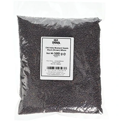 Image of Old India Mustard Seeds Black (Brown) Whole 500 g