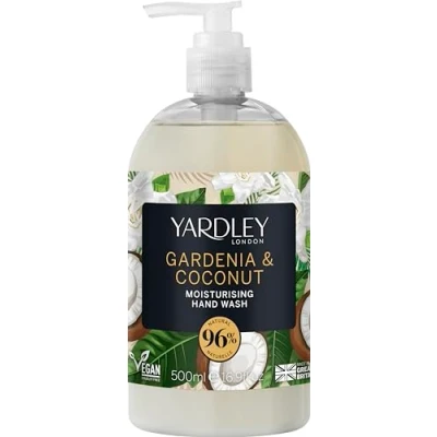 Image of Yardley London Deluxe Gardenia Botanical Hand Wash, Coconut, 500 ml