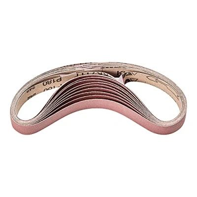 Image of PFERD Sanding Belt BA 10 Pieces Corundum 20 x 520 mm A180 45098018 for Universal Use with Sander