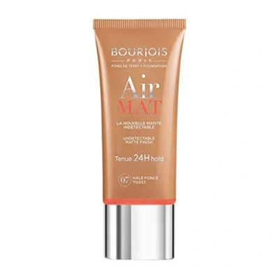 Image of 2 x Bourjois Air Mat Mattifying Foundation 30ml 07 Hale Fonce (Toast)