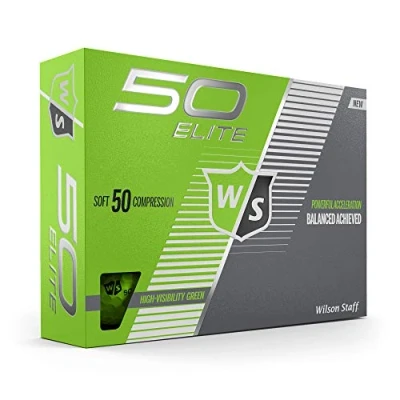 Image of WILSON Staff Fifty Elite Golf Ball, Green