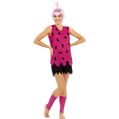 Image of Funidelia Pebbles costume The Flintstones for woman Flintstones, Cartoons, Caveman Costumes adults, accessory fancy dress &amp; props Halloween, carnival parties Size S