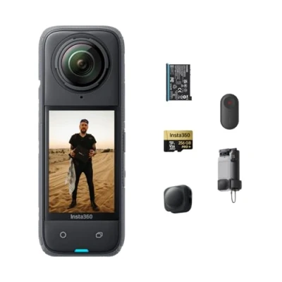 Image of Insta360 X4 Peter McKinnon Edition 8K Waterproof 360 Action Camera, 4K Wide Angle Video, Invisible Selfie Stick Effect, Removable Lens Guards, 135 Min Battery, AI Editing, Stabilization, for Creator