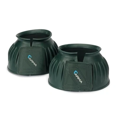 Image of Shires ARMA Touch &amp; Close Over Reach Boots Extra Large Green