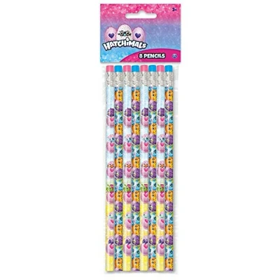 Image of Unique Party 59326 Hatchimals Pencils, Pack of 8