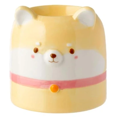 Image of Puckator Adoramals Pets Shiba Inu Oil Burner Dog Shaped Ceramic Living Room Accessories Wax Liquidizer Burners For Essential Oils Melt Holder Fragrance