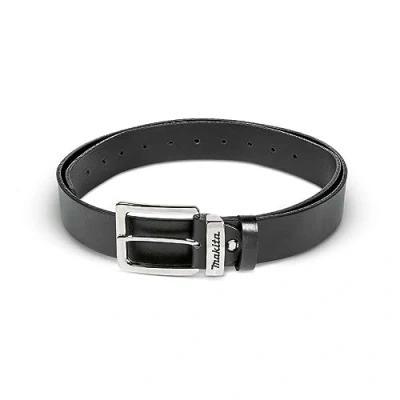 Image of Makita E 05359 Leather Belt Black Size M