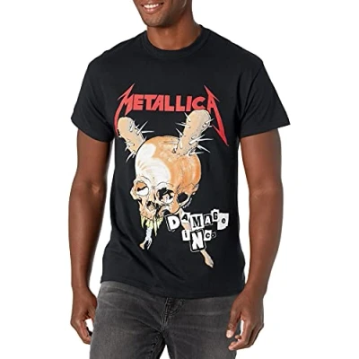 Image of Metallica Men&#039;s Damage Inc Tour T Shirt, Black, XXL