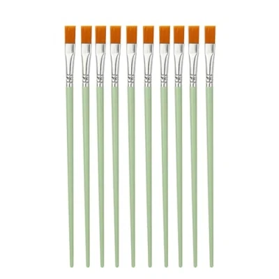 Image of 10Pcs Watercolor Pen Paintbrush Nylon Hair Paint Brushes Artist Oil Painting Brush for Professional Art Set Acrylic