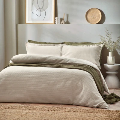 Image of Yard Waffle Double Duvet Set