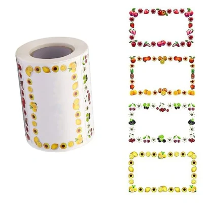 Image of Jam Labels for Jars Food Freezer Self Adhesive Jar Decorative Removable Sticky Kitchen Bottle Jams Containers (250 Sheets in Total)