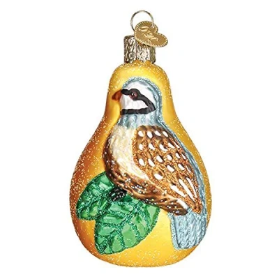 Image of Old World Christmas Partridge in A Pear Tree Ornament