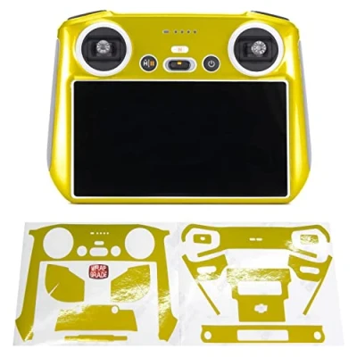 Image of WRAPGRADE Skin Stickers compatible with DJI RC (LIMONCINO YELLOW)