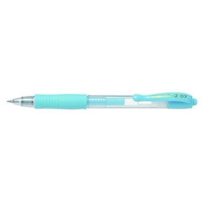 Image of Pilot G2 07 Gel Ink Ballpoint Pens Pack of 12, Pastel Blue