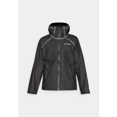 Image of Columbia Reign NO SHINE Jacket Hardshell jacket, Men&#039;s, Size: Small, Black