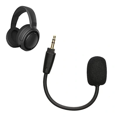 Image of kwmobile Microphone Compatible with Corsair HS35 / HS45 Replacement Mic for Gaming Headphones Black