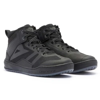 Image of DAINESE Men&#039;s Suburb Air Summer Motorcycle Shoe, Textile, Black/Black, 8 UK