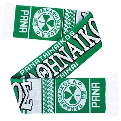 Image of Panathinaikos FC Football Crest Fans Scarf (100% Acrylic)