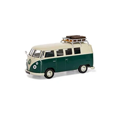 Image of Corgi VA14500 Volkswagen Type 2 1500 SP Devon Caravette. Pearl White and Velvet Green Vanguard