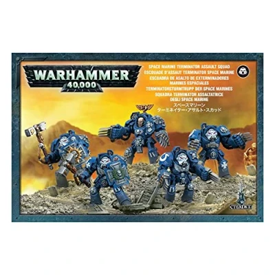 Image of Games Workshop Warhammer 40K (40,000): Space Marines Terminator Assault Squad