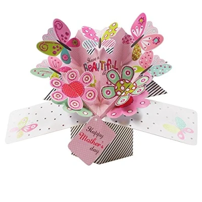 Image of Happy Mother&#039;s Day Butterfly Pop Up Greeting Card Second Nature 3D Cards
