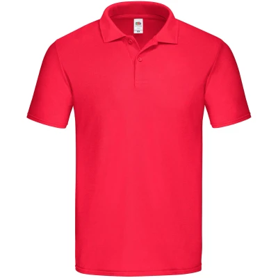 Image of Fruit Of The Loom Original Pique men&#039;s in Red