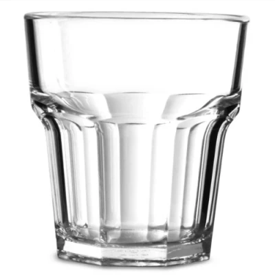 Image of Elite Remedy Polycarbonate Rocks Tumblers 9oz / 255ml Set of 4 Plastic Reusable Tumblers, Virtually Unbreakable Ideal for Parties, Outdoors &amp; Event Catering